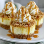 Apple Crisp Mini Cheesecakes