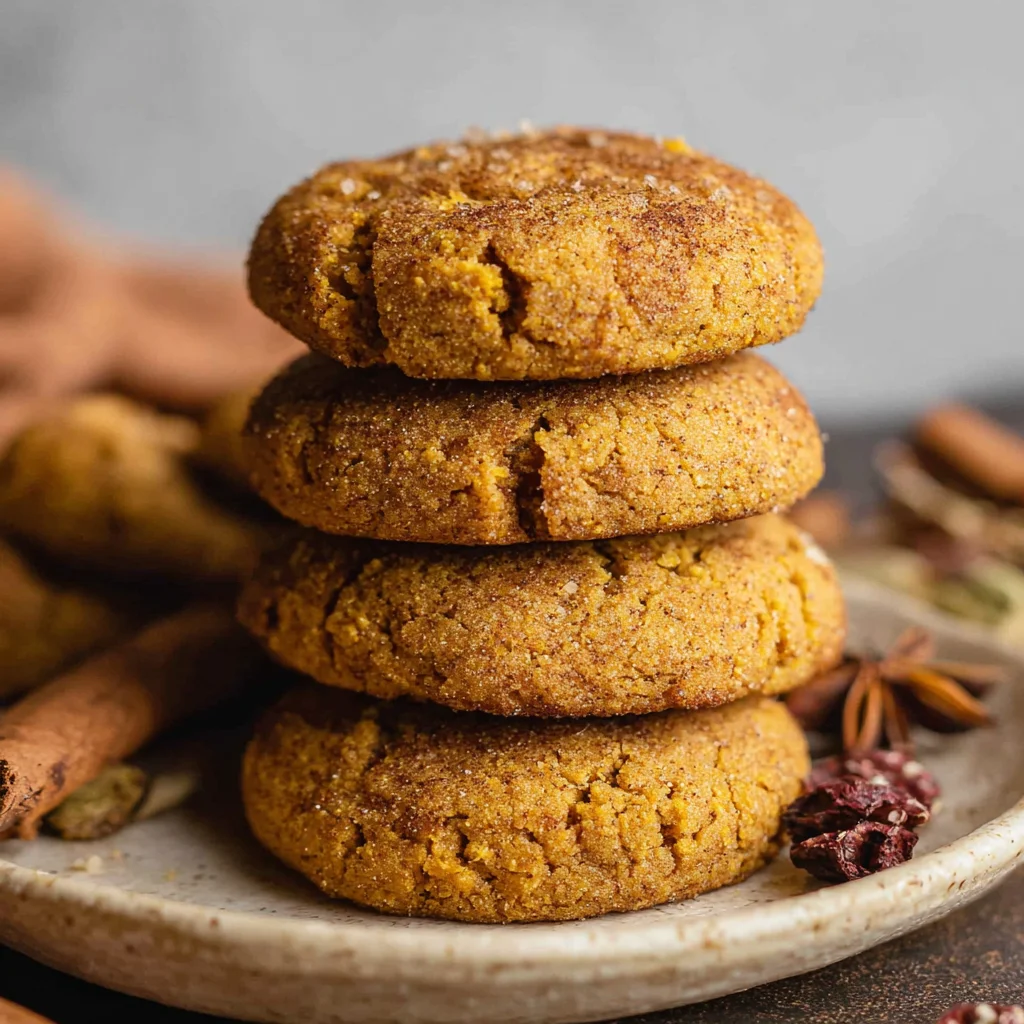 Chewy Pumpkin Spice Cookies