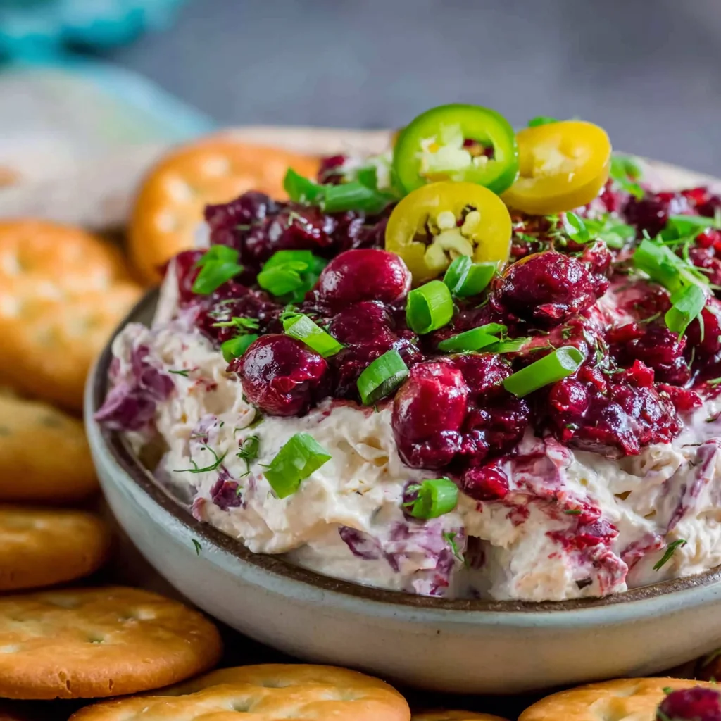 Cranberry Jalapeño Cream Cheese Dip: A Festive Flavor Explosion