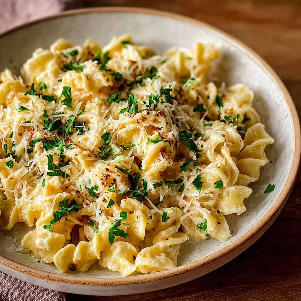 Creamy Garlic Parmesan Pasta