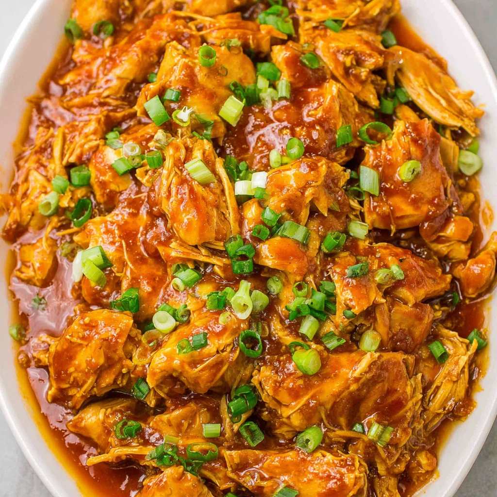 Crockpot Bourbon Chicken
