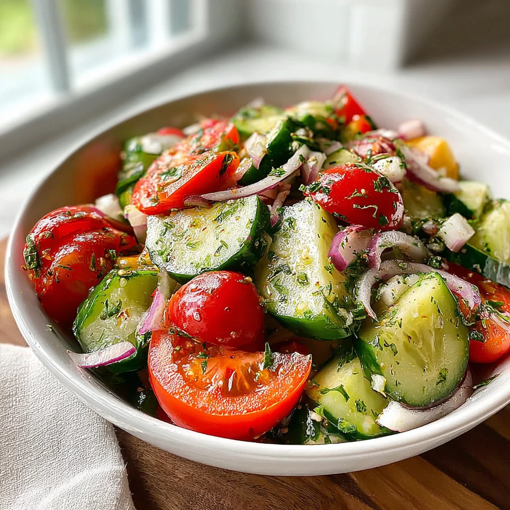 Cucumber Tomato Salad