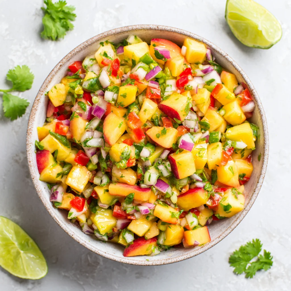 Fresh Peach Salsa