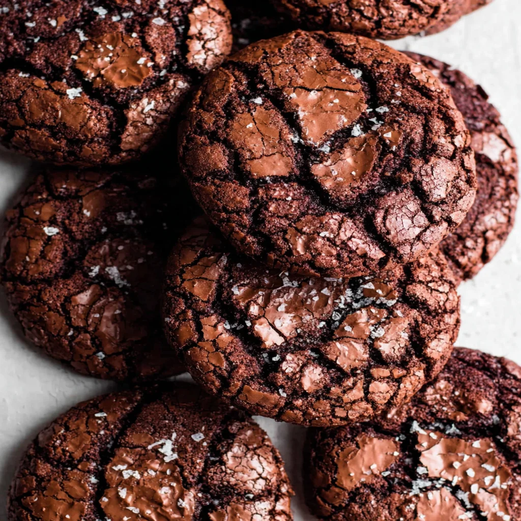 Fudgy Chocolate Brownie Cookies