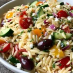 Greek Orzo Pasta Salad