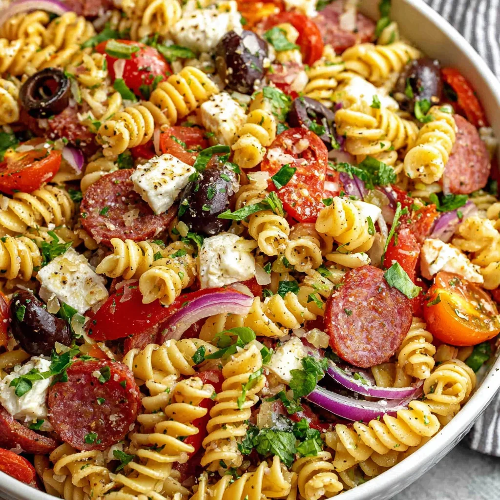 Italian Pasta Salad: A Vibrant & Flavorful Summer Recipe