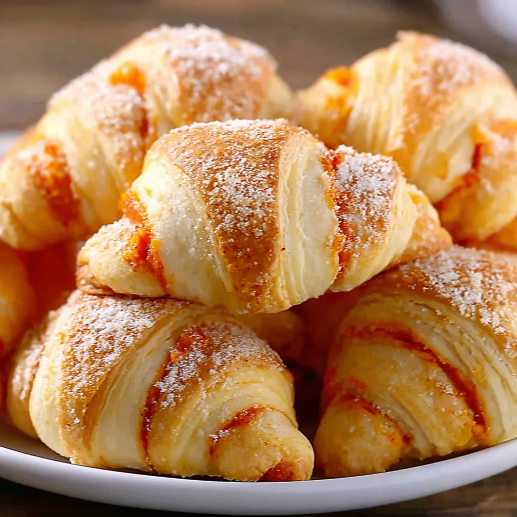Mini Pumpkin Pie Crescent Rolls