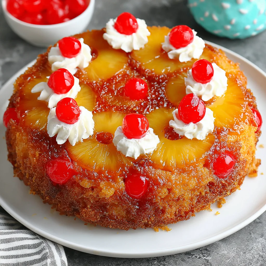 Pineapple Upside Down Cake