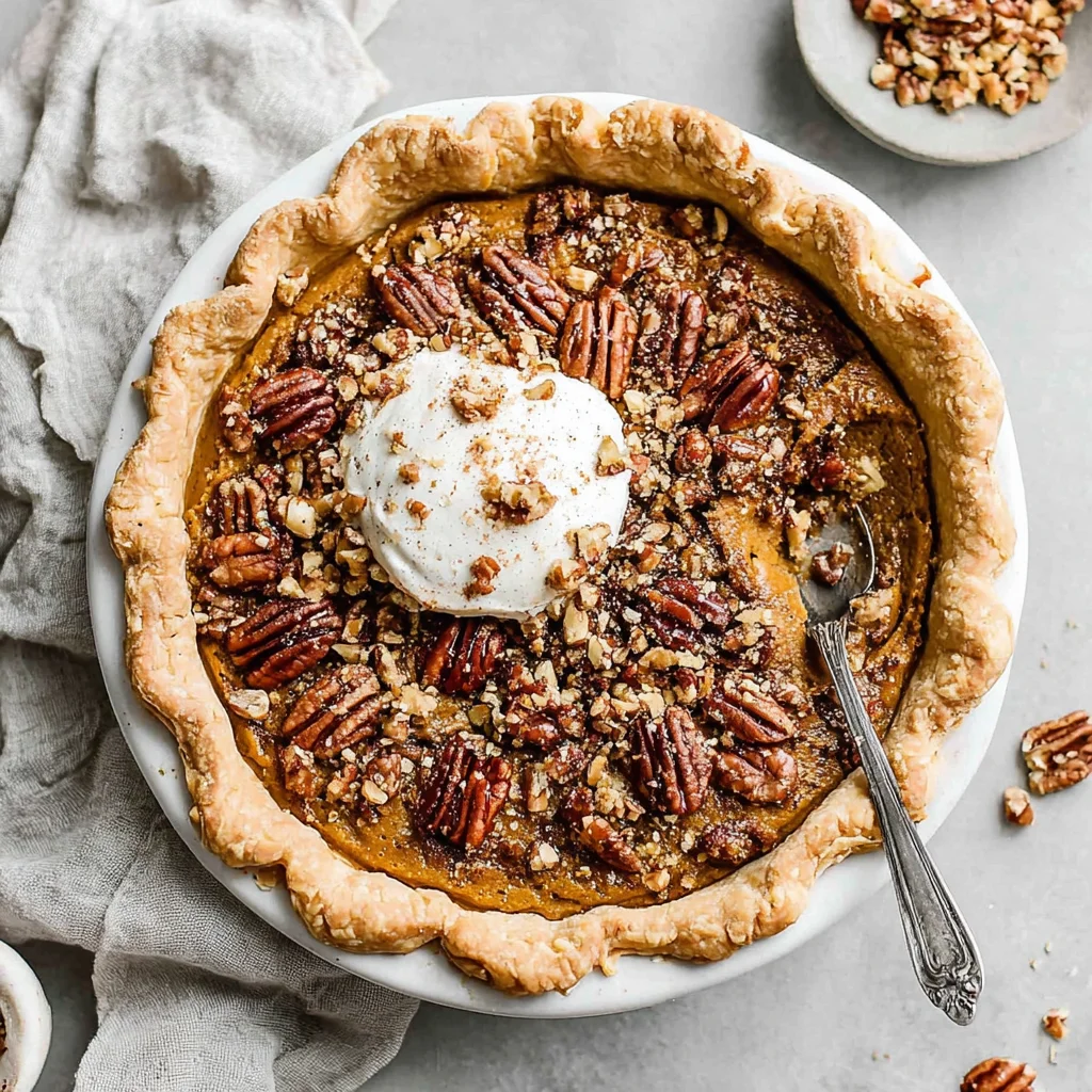 Praline Pumpkin Pie