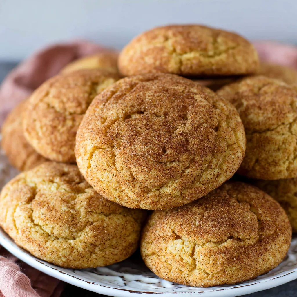 Soft Pumpkin Snickerdoodles