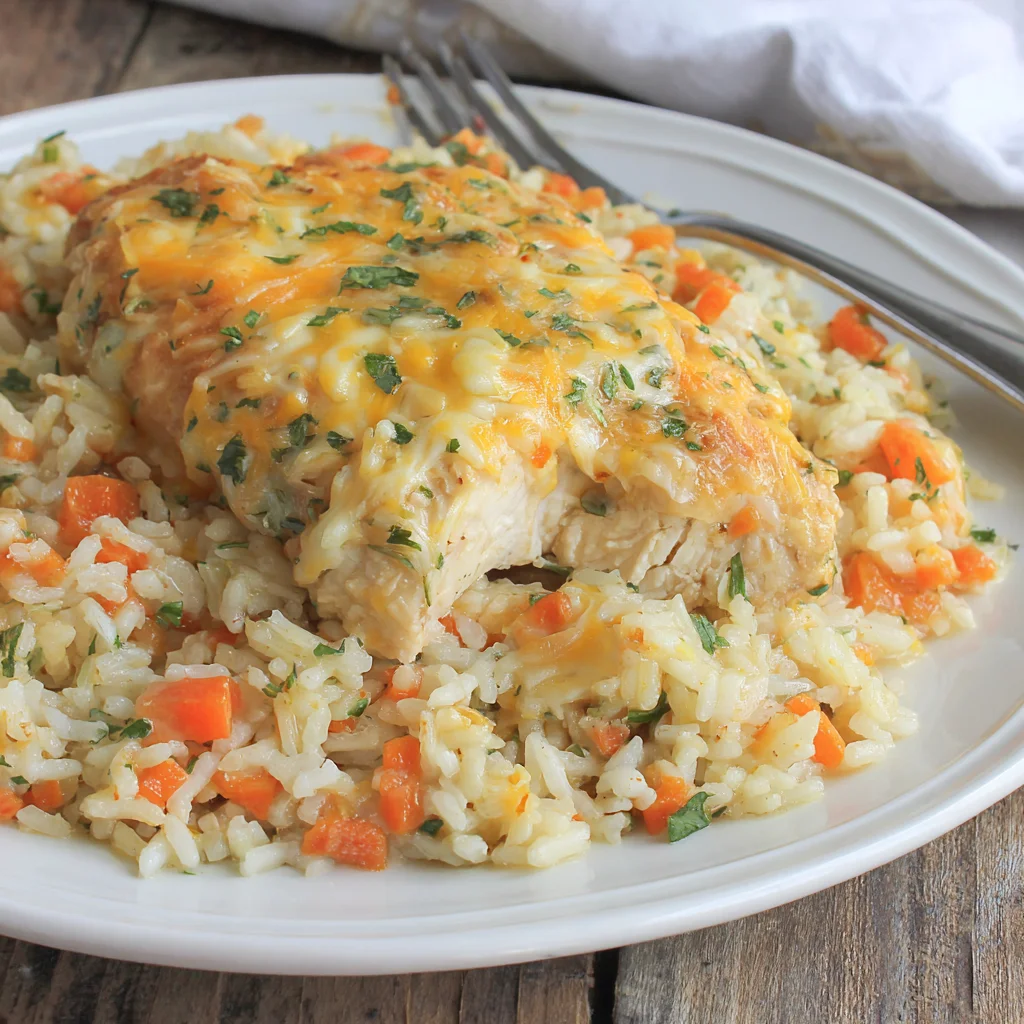cheesy chicken and rice recipe