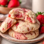 strawberry cheesecake cookies