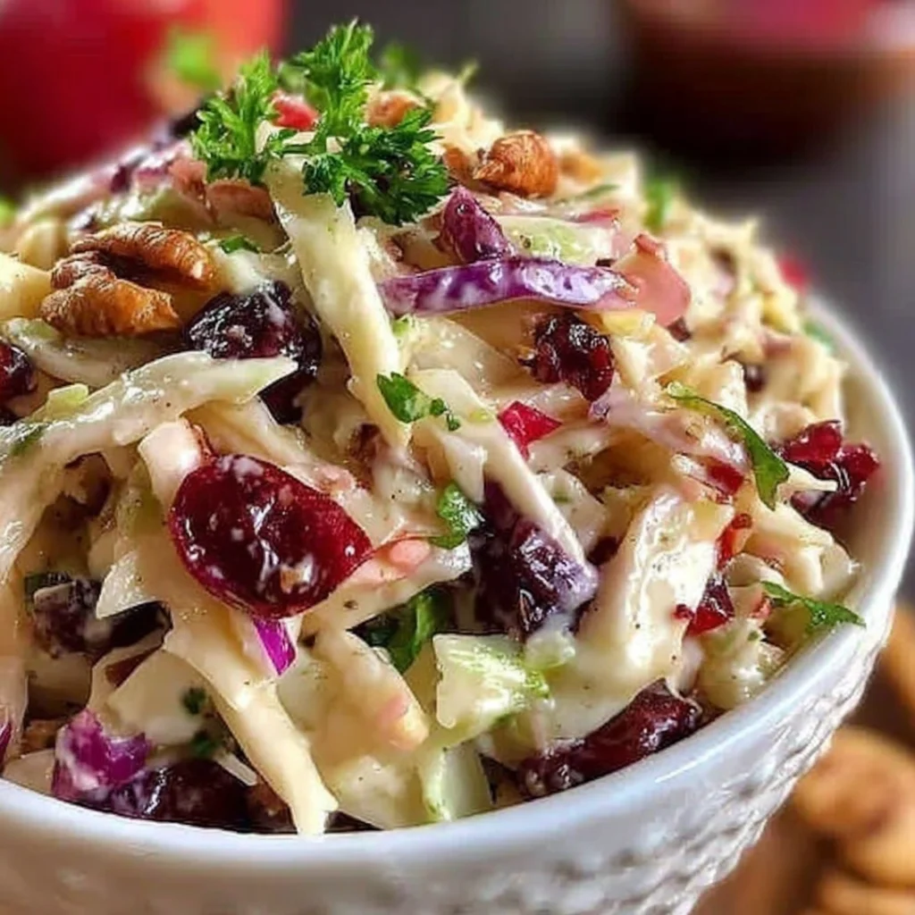 Apple Cranberry Coleslaw Recipe: A Festive Twist on a Classic