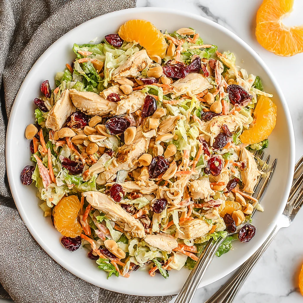 Asian Chicken Cranberry Salad: A Festive Flavor Fusion