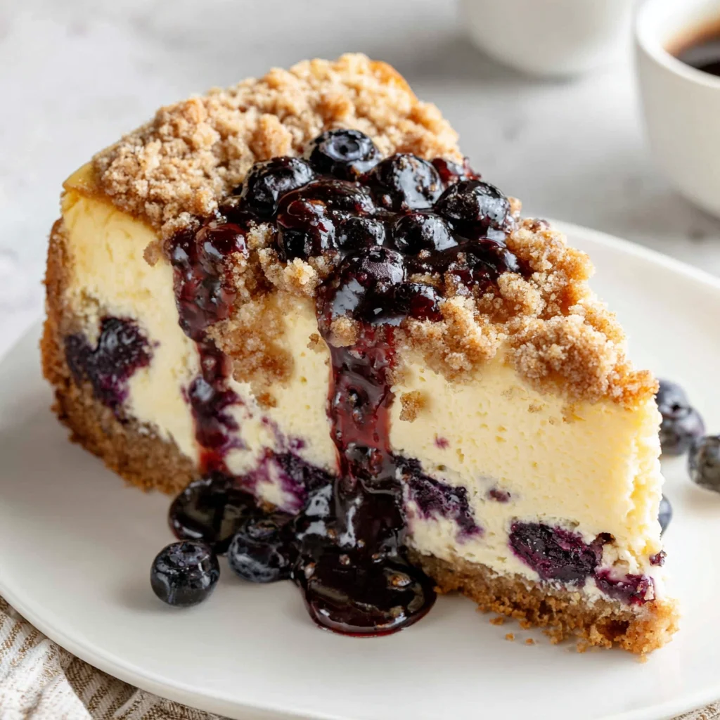 Blueberry Crumble Cheesecake: A Decadent Dessert Delight