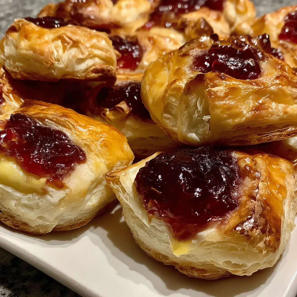 Gourmet Baked Brie and Jam Puff Pastry Appetizers: The Easiest Recipe for Elegant Entertaining
