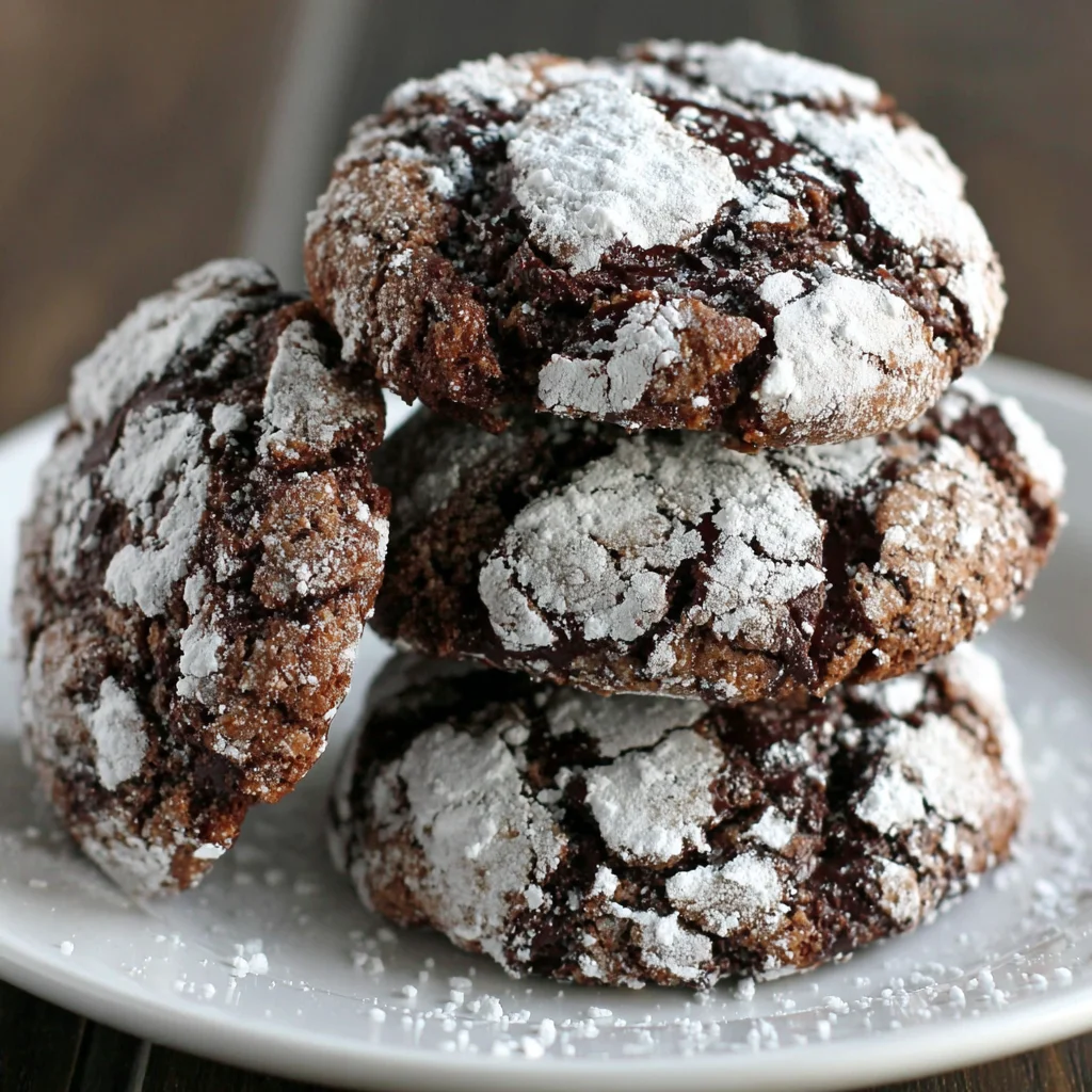 Chocolate Gooey Butter Cookies
