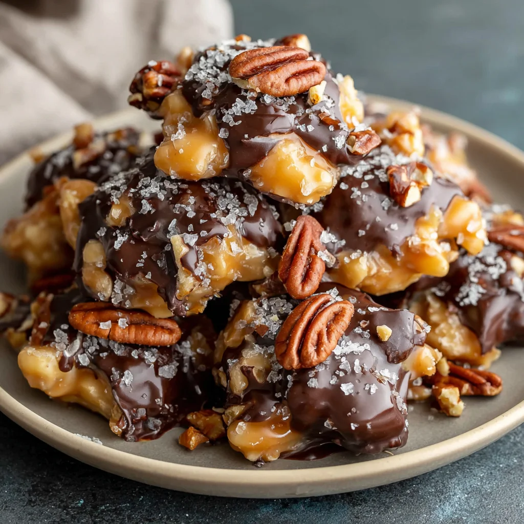 The Ultimate Recipe for Homemade Chocolate Pecan Turtle Clusters: Decadent Caramel Candy Perfection