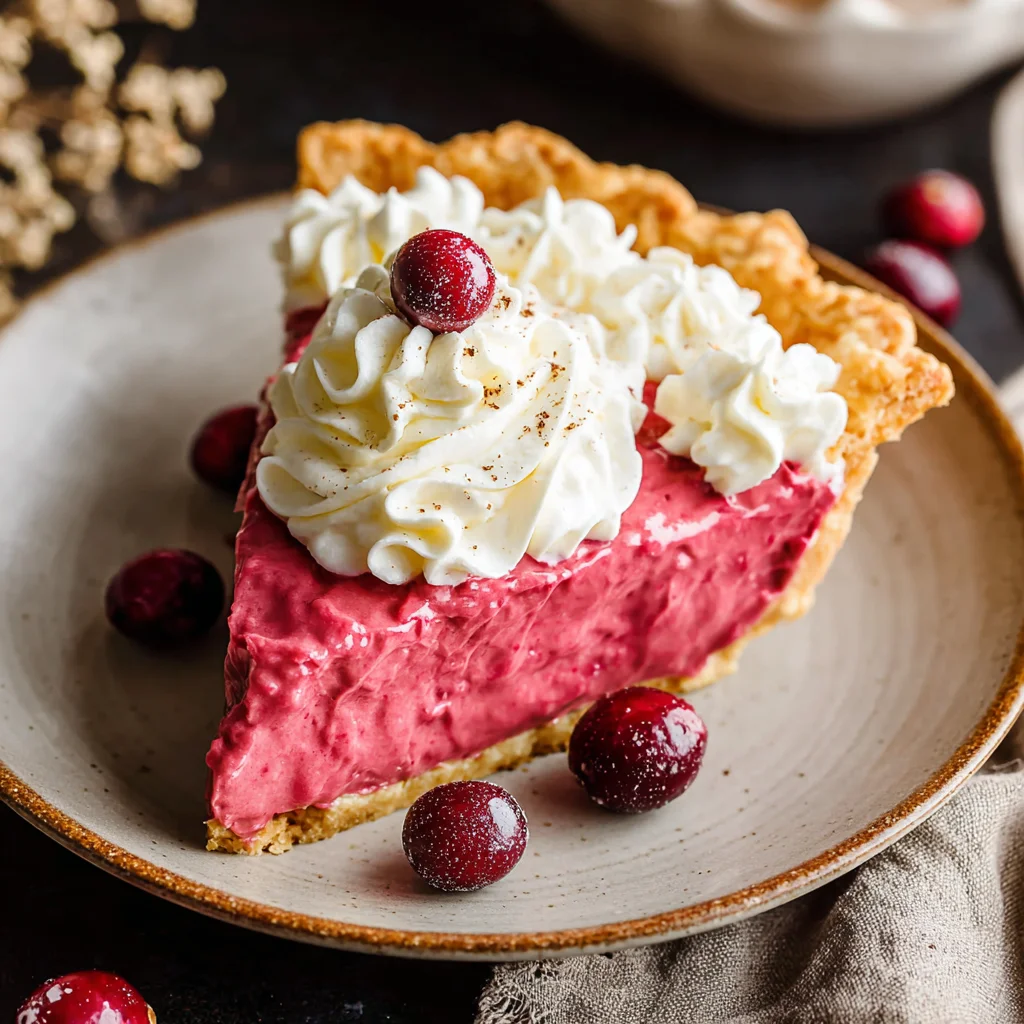 Cranberry Custard Pie: A Festive Fall Delight