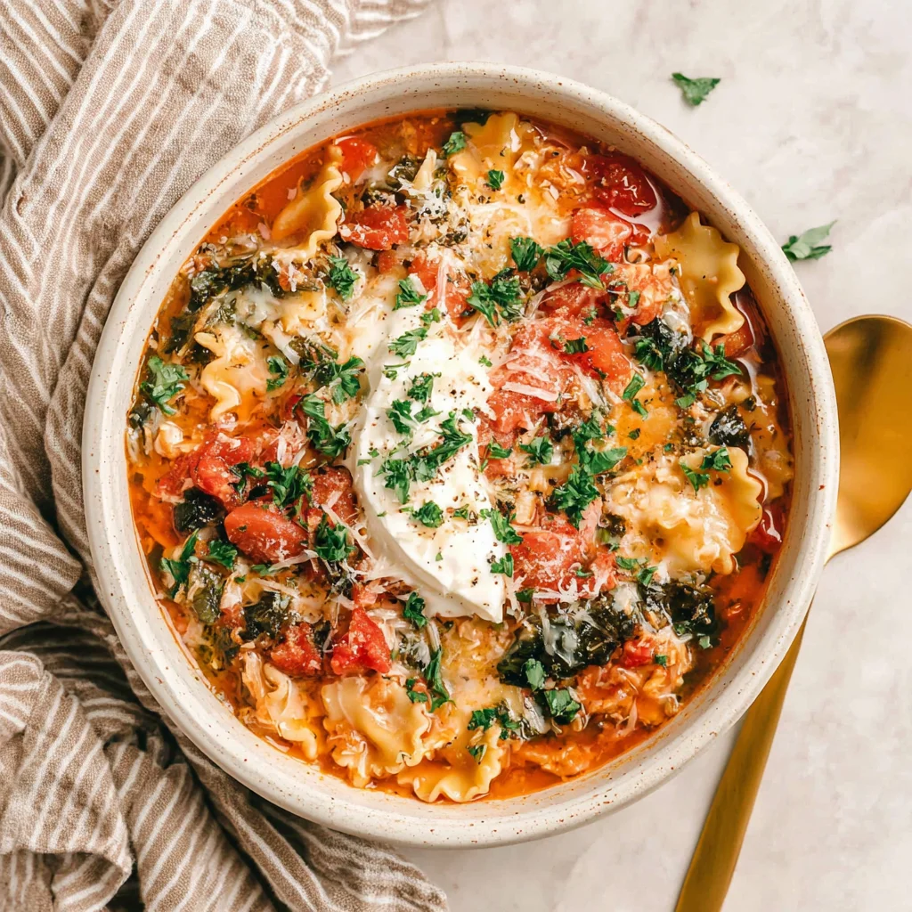 Creamy Lasagna Soup: A Comfort Food Classic Reimagined