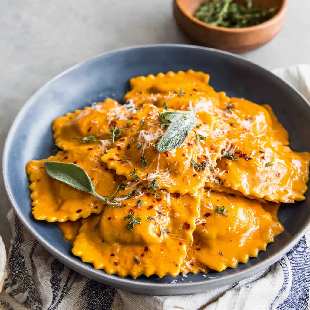 Creamy Pumpkin Ravioli: A Fall Delight