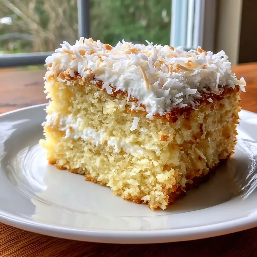 Creme of Coconut Cake: The Ultimate Triple-Layered Tropical Indulgence