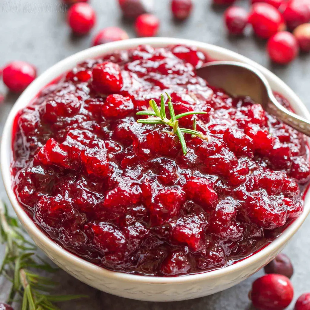 Easy Cranberry Sauce: A Festive Delight