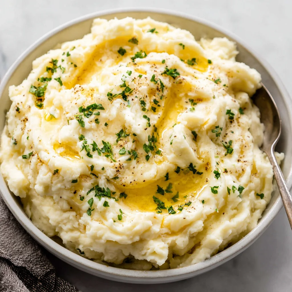 Easy Garlic Mashed Potatoes
