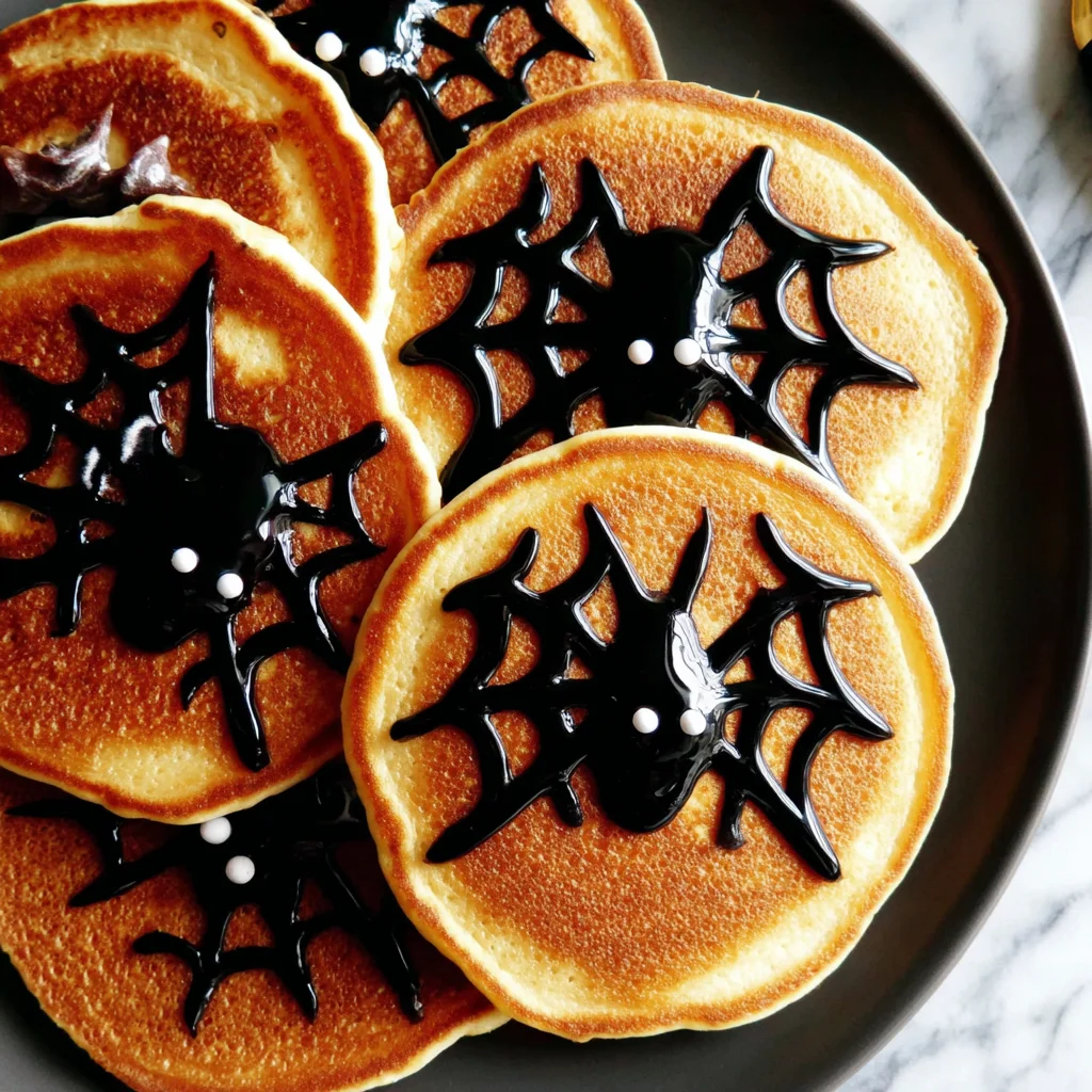 Halloween Spider Pancakes: A Spooky Delight for Your Halloween Feast