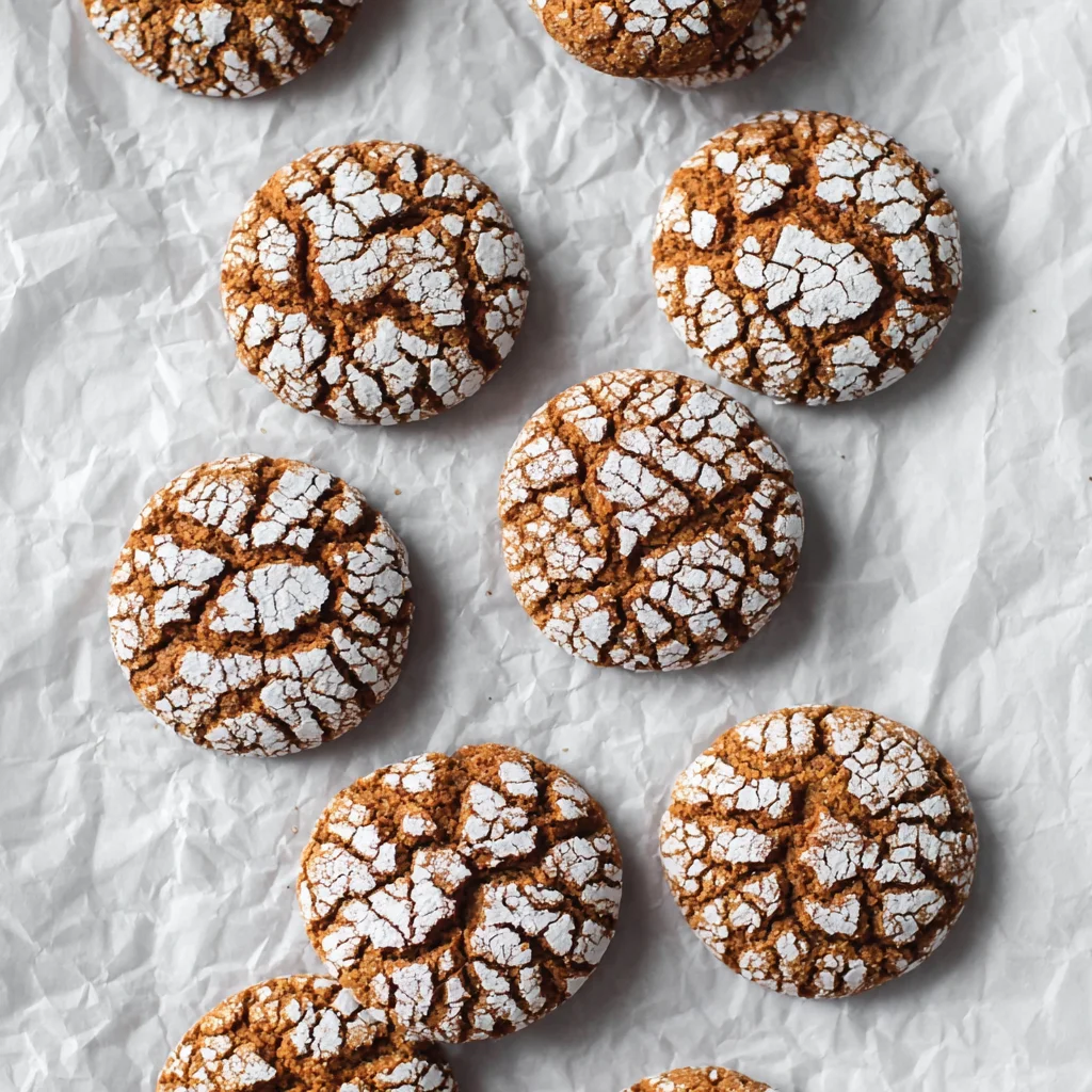 Soft and Spiced Gingerbread Crinkle Cookies: The Ultimate Holiday Treat
