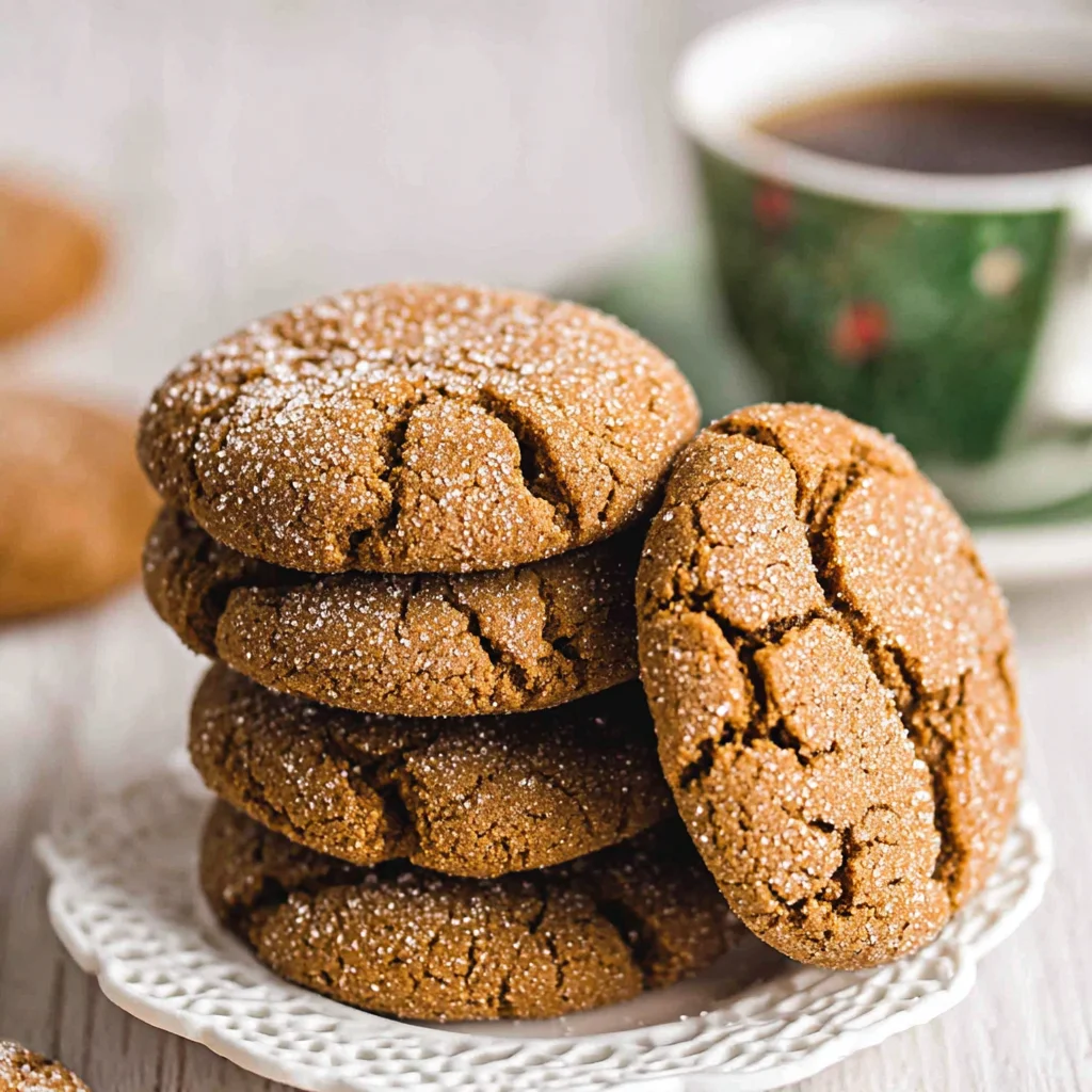 Starbucks Copycat Ginger Molasses Cookies