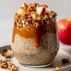 Apple Crumble Chia Pudding