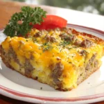 Cheesy Sausage Breakfast Casserole