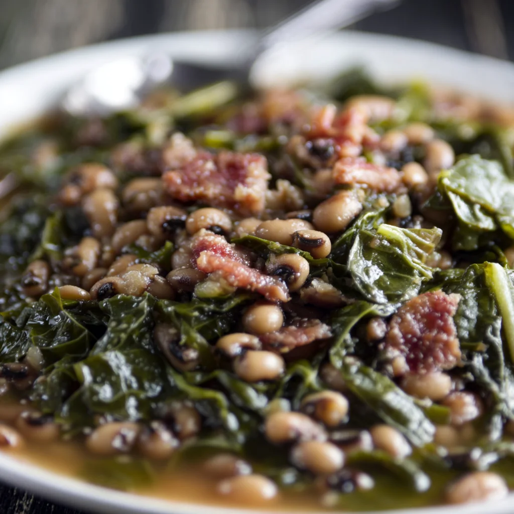 Crockpot Black Eyed Peas and Collard Greens: The Ultimate Slow Cooker Southern Classic