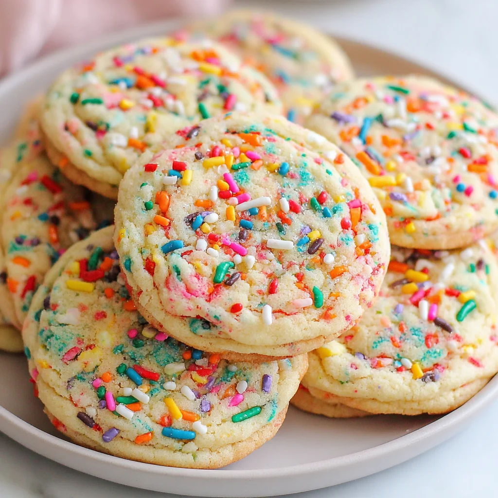 Classic Funfetti Celebration Cookies: The Best Homemade Funfetti Cookies Recipe