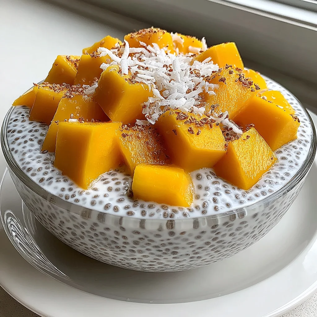The Ultimate Layered Mango Coconut Chia Seed Pudding Recipe: A Tropical No-Bake Delight