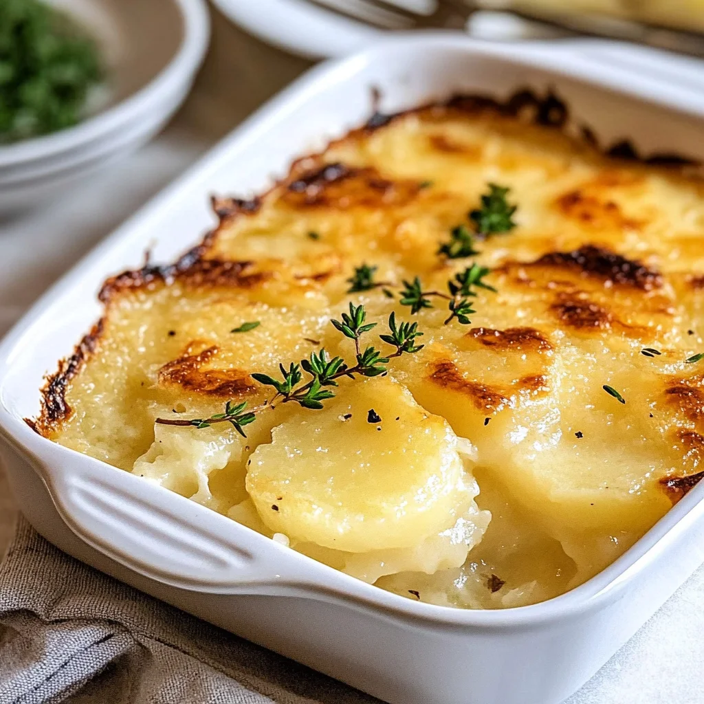 Copycat Ruth’s Chris Potatoes au Gratin Recipe