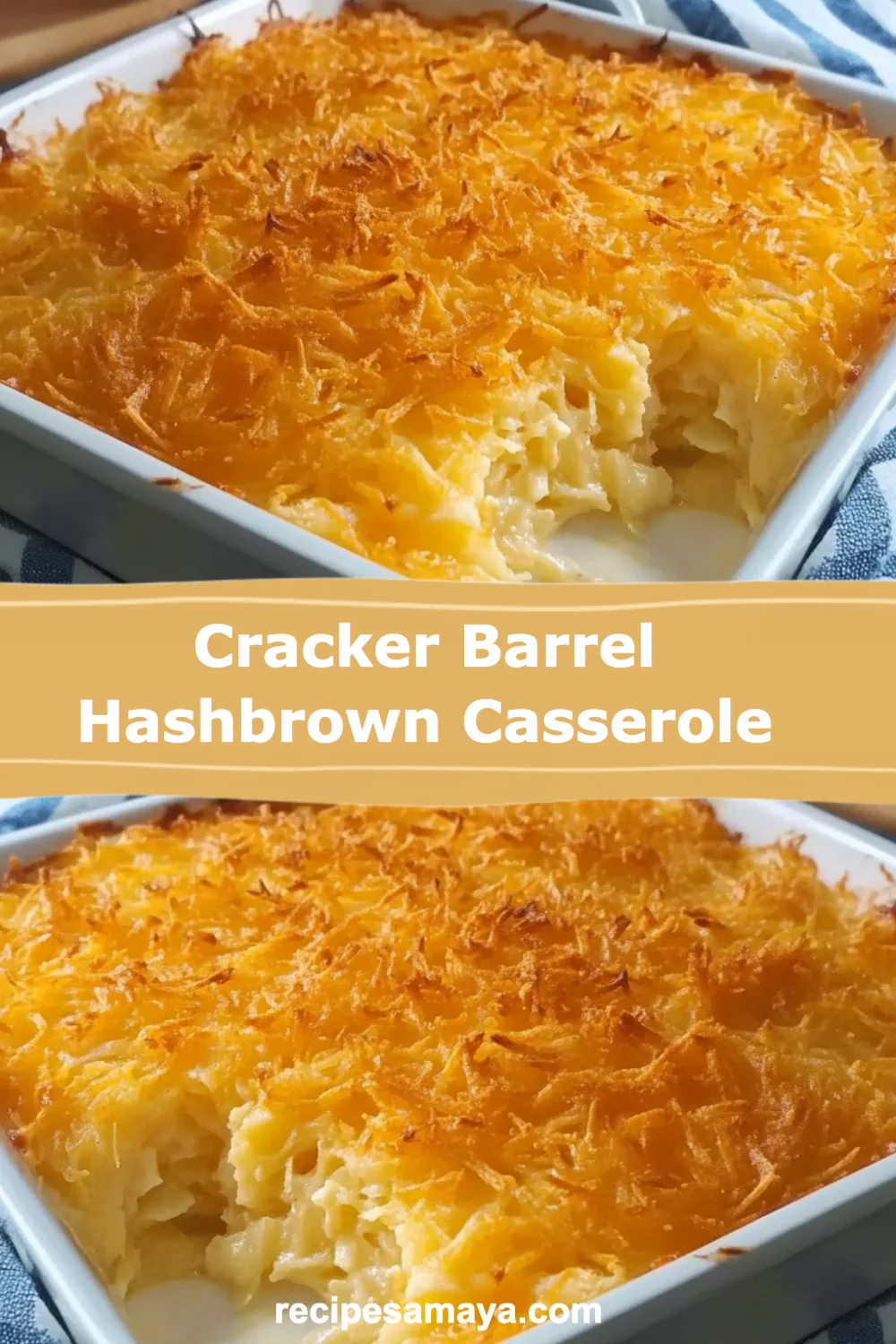 Delicious Cracker Barrel Hashbrown Casserole Recipe You'll Want to Make Tonight!