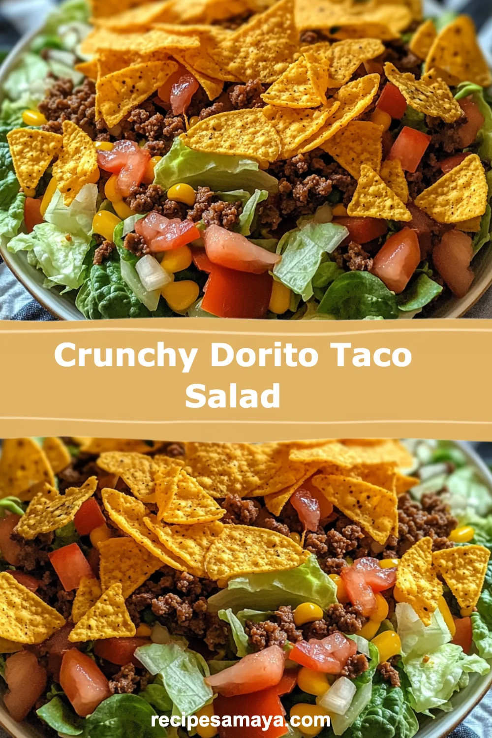 Crunchy Dorito Taco Salad: A Fun and Flavorful Meal Perfect for Any Gathering!