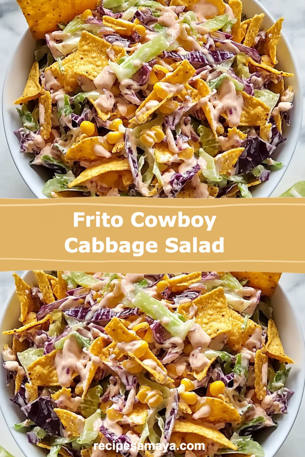 Crunchy Frito Cowboy Cabbage Salad Recipe You'll Love This Summer!
