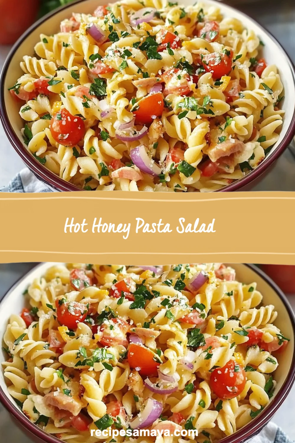 Hot Honey Pasta Salad