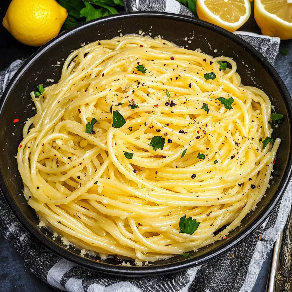Lemon Butter Garlic Pasta Sauce Recipe (Quick and Easy)