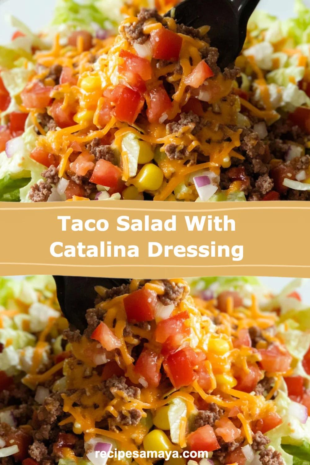 Irresistible Taco Salad With Catalina Dressing: Quick, Easy, and Full of Flavor!