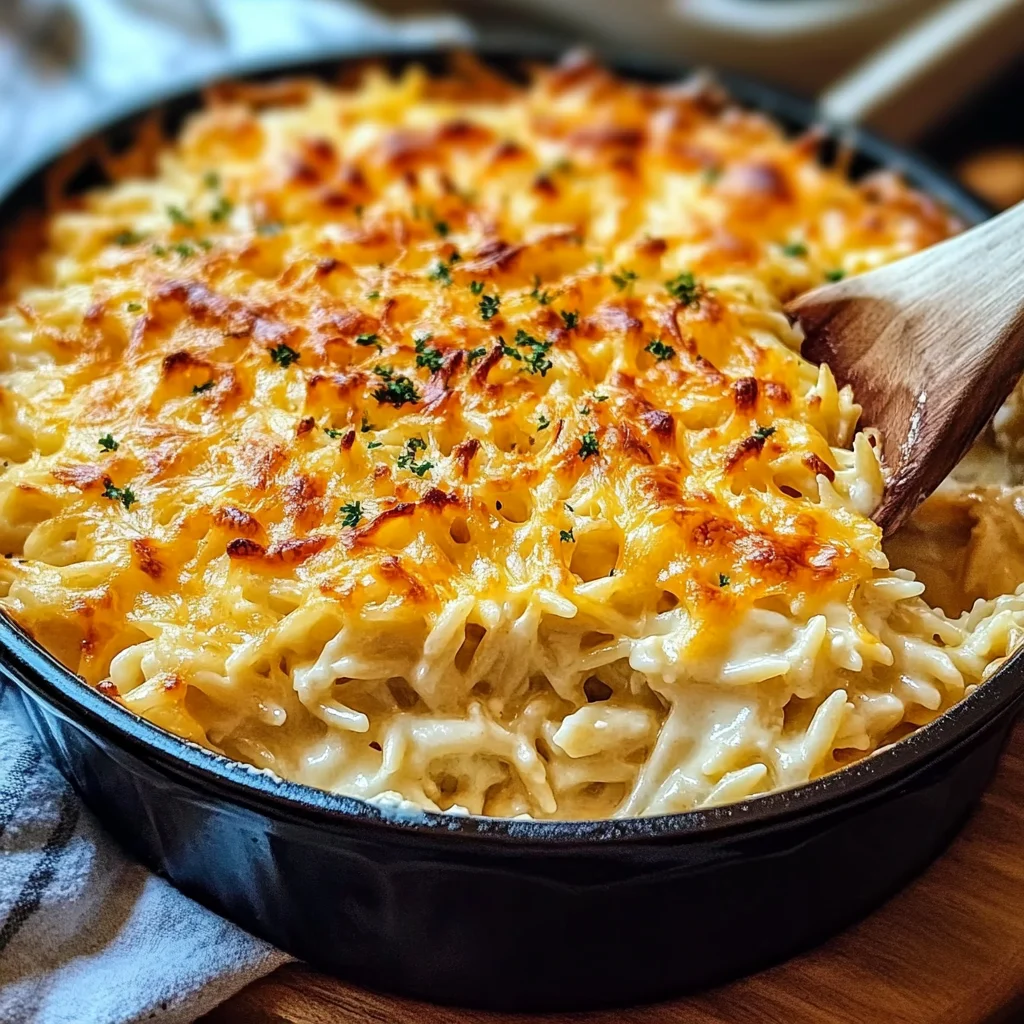 Buffalo Cauliflower Cheesy Orzo Bake Recipe (Comfort Food Delight!)