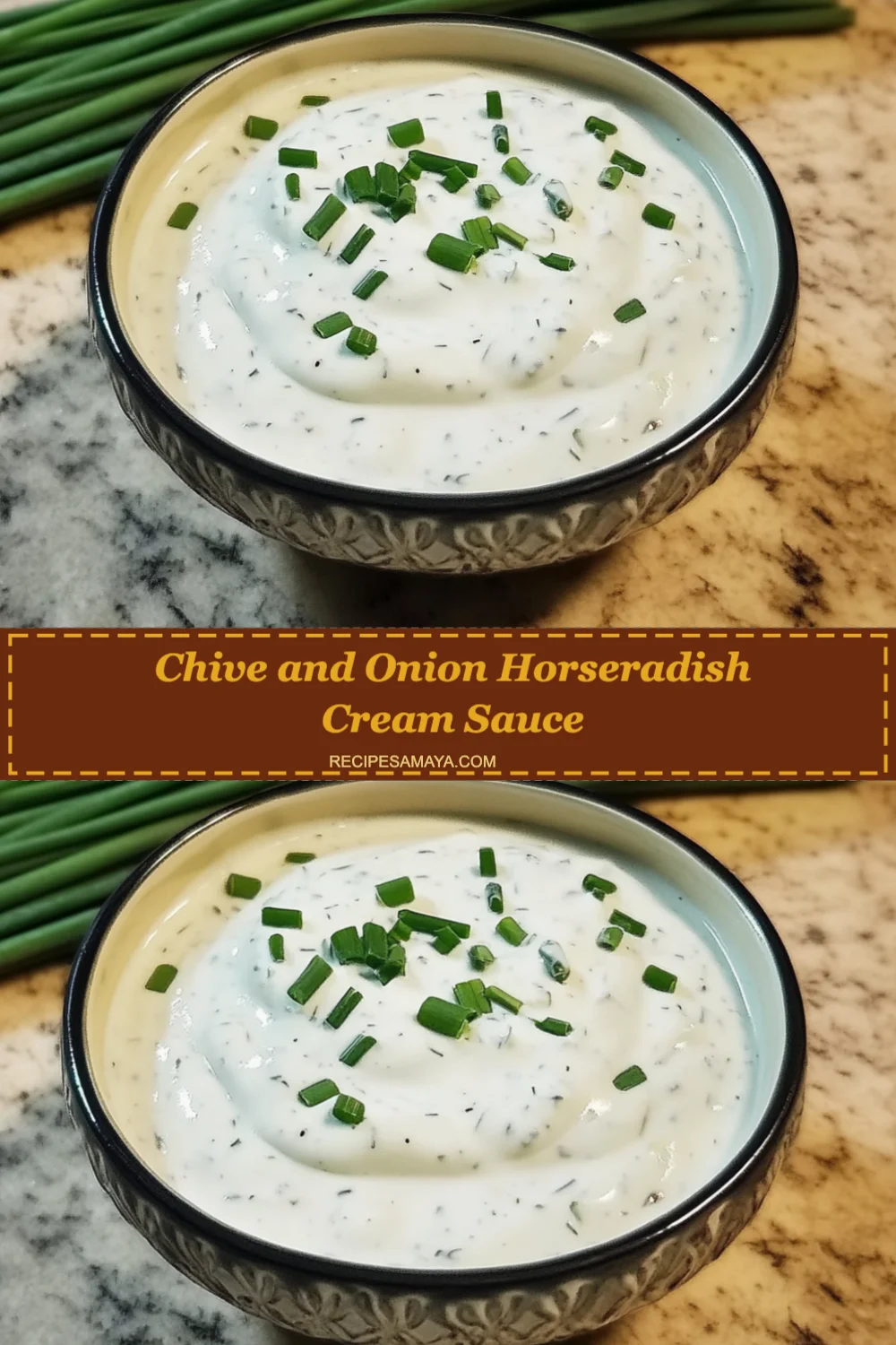 Chive and Onion Horseradish Cream Sauce Recipe