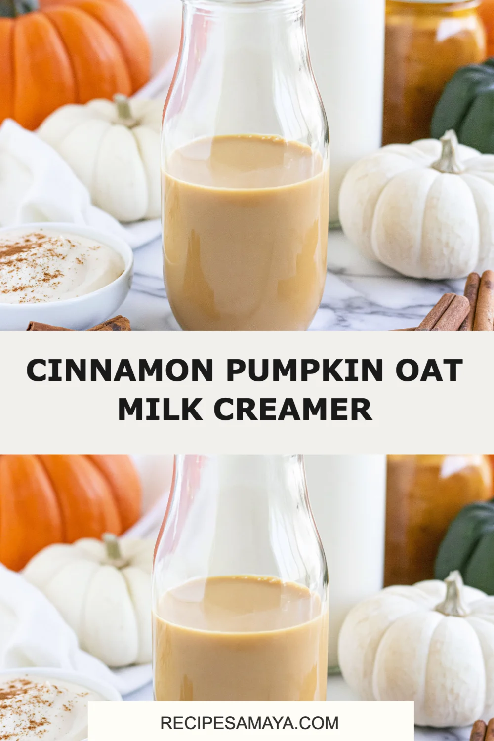 Delight in Fall with Homemade Cinnamon Pumpkin Oat Milk Creamer - Easy Recipe!