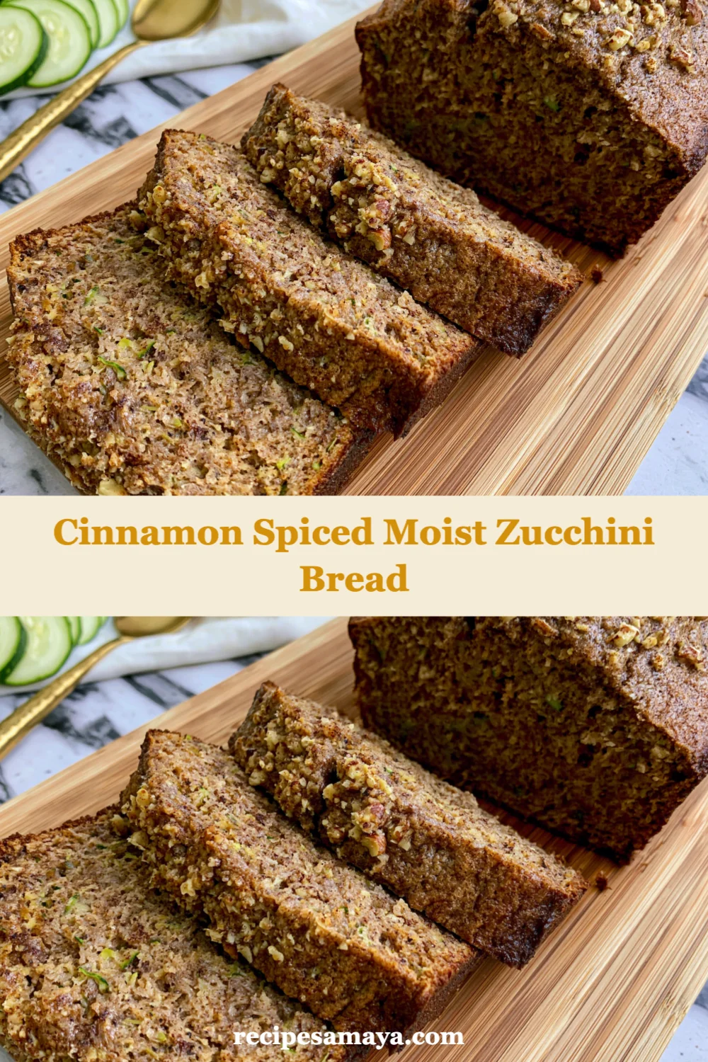 Irresistibly Moist Cinnamon Spiced Zucchini Bread Recipe You Need to Try!