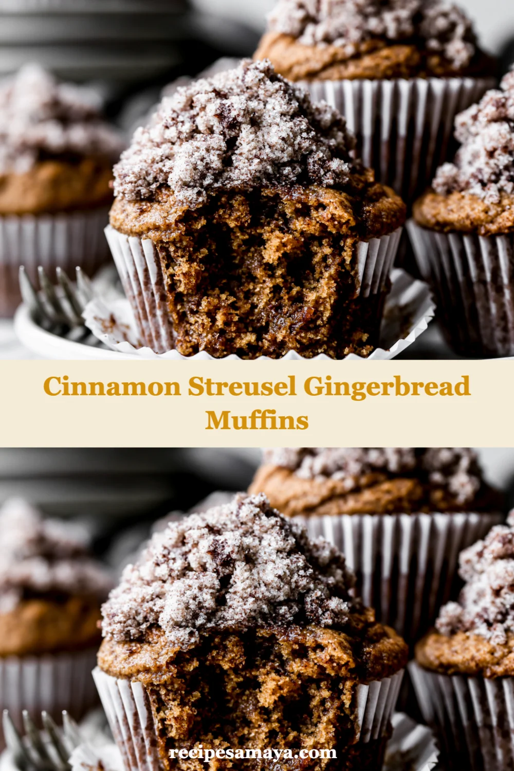 Mouthwatering Cinnamon Streusel Gingerbread Muffins Recipe You Must Try Today!