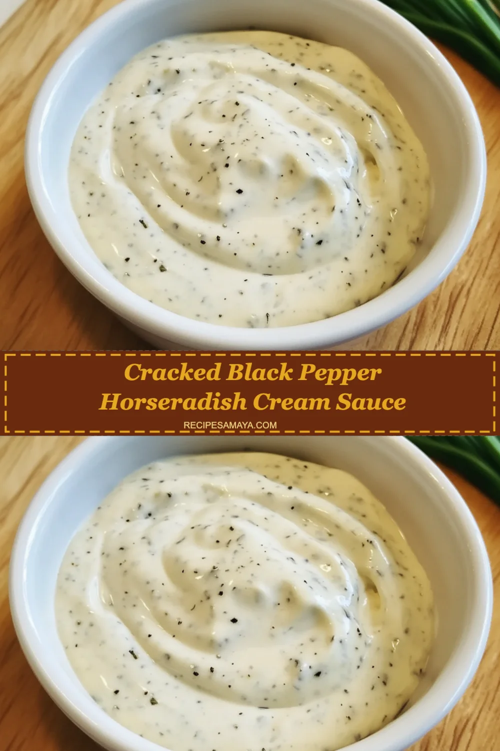 Cracked Black Pepper Horseradish Cream Sauce Recipe