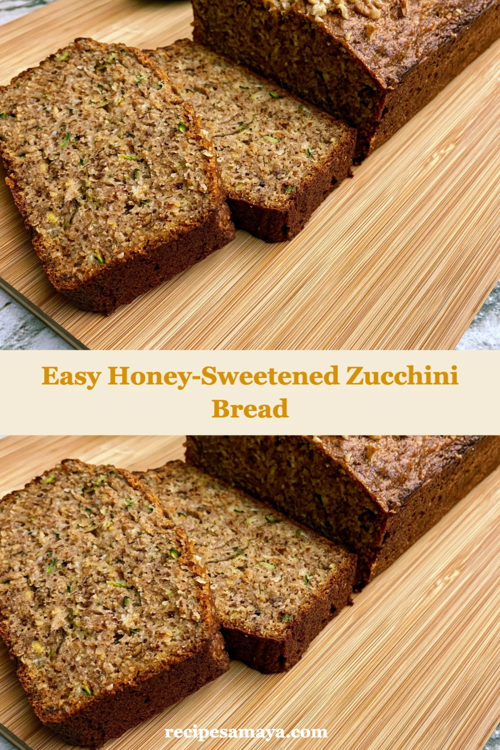 Irresistibly Moist Easy Honey-Sweetened Zucchini Bread Recipe You'll Love to Bake!